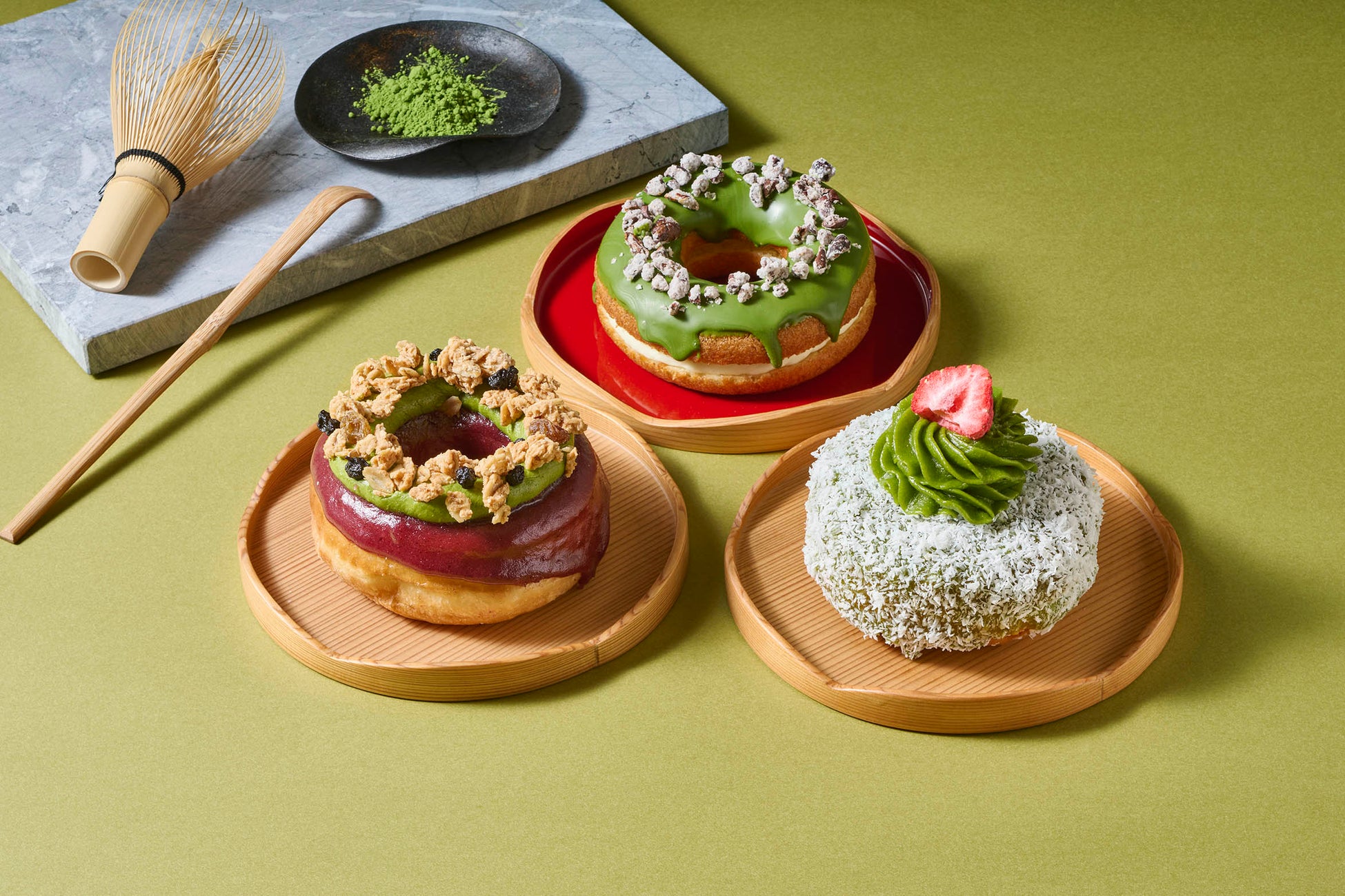 【koe donuts】初夏に味わう抹茶のご褒美ドーナツが登場！素材の個性が重なり合う期間限定メニューを5月11日(月)発売