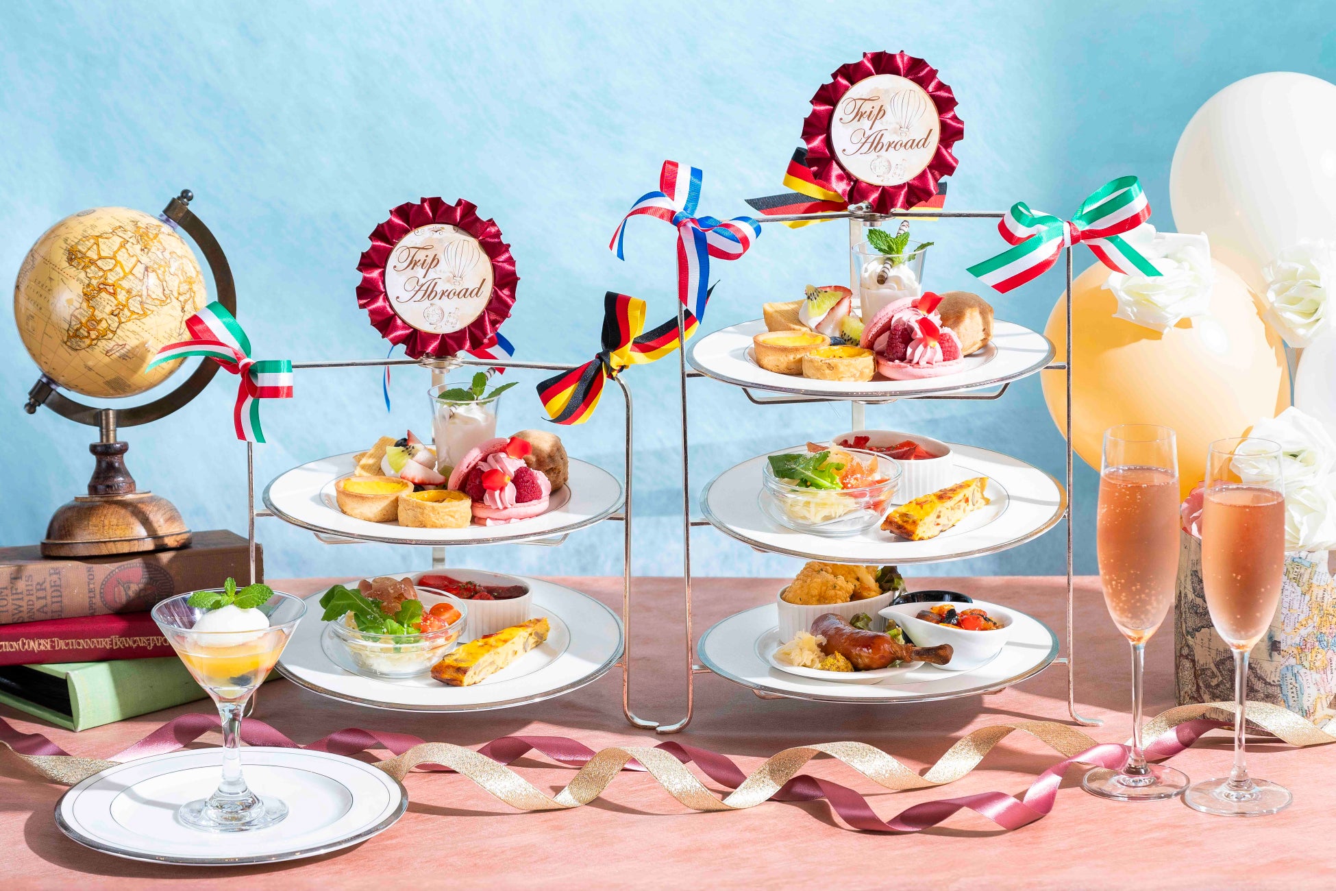 コロンバン原宿サロンで“旅するヨーロッパ”　世界各国の伝統スイーツとセイボリーを楽しむ特別なアフタヌーンティーを5月11日より提供