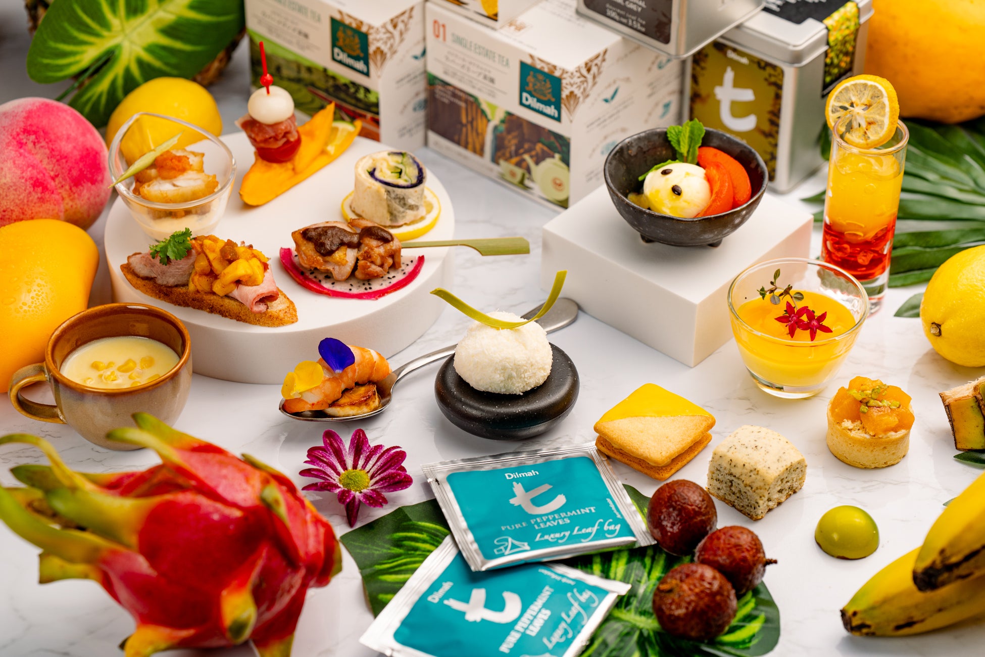 2026年6月13日（土）限定　みずみずしいフルーツと紅茶のマリアージュ ディルマコラボ 「トロピカルフルーツアフタヌーンティー」開催
