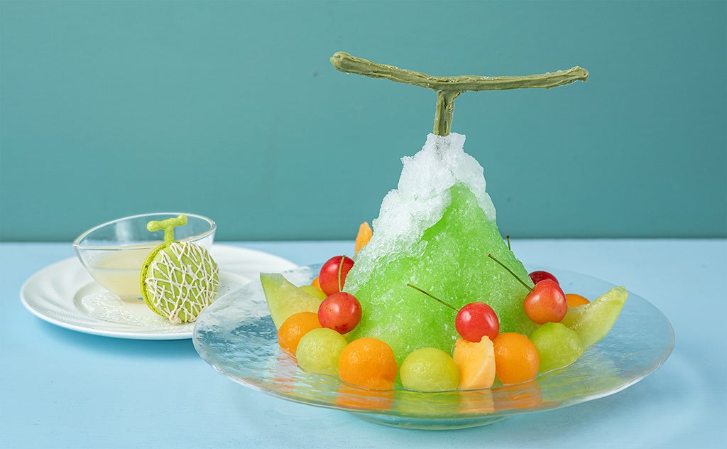 季節ごとに異なる味わいが楽しめる新シリーズがスタート！ 【Ｗフルーツかき氷】第一弾、初夏の始まりに「メロン×さくらんぼ Ｗ（ダブル）フルーツかき氷」