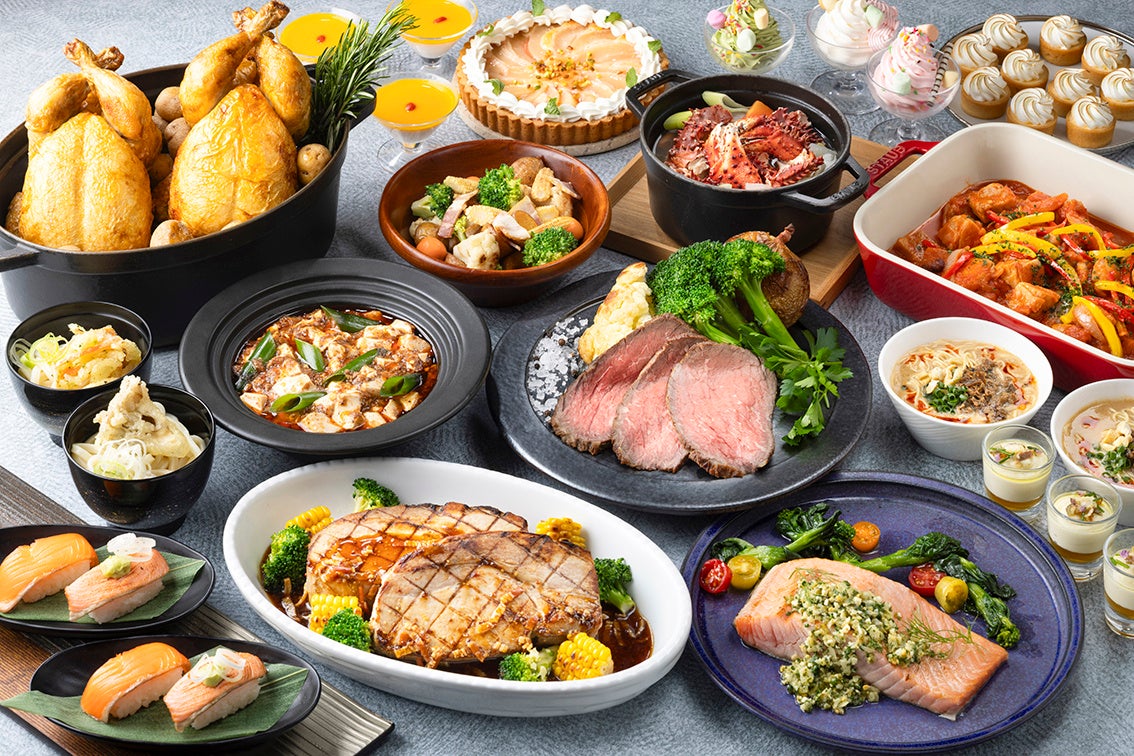 フォワグラ・鮎・上海蟹などの食材を美食の数々へ。ホテルシェフの技が詰まった期間限定ブッフェ。開業26周年記念「アニバーサリーフェア～シェフによる技の饗宴～」2026年6月1日(月)より開催