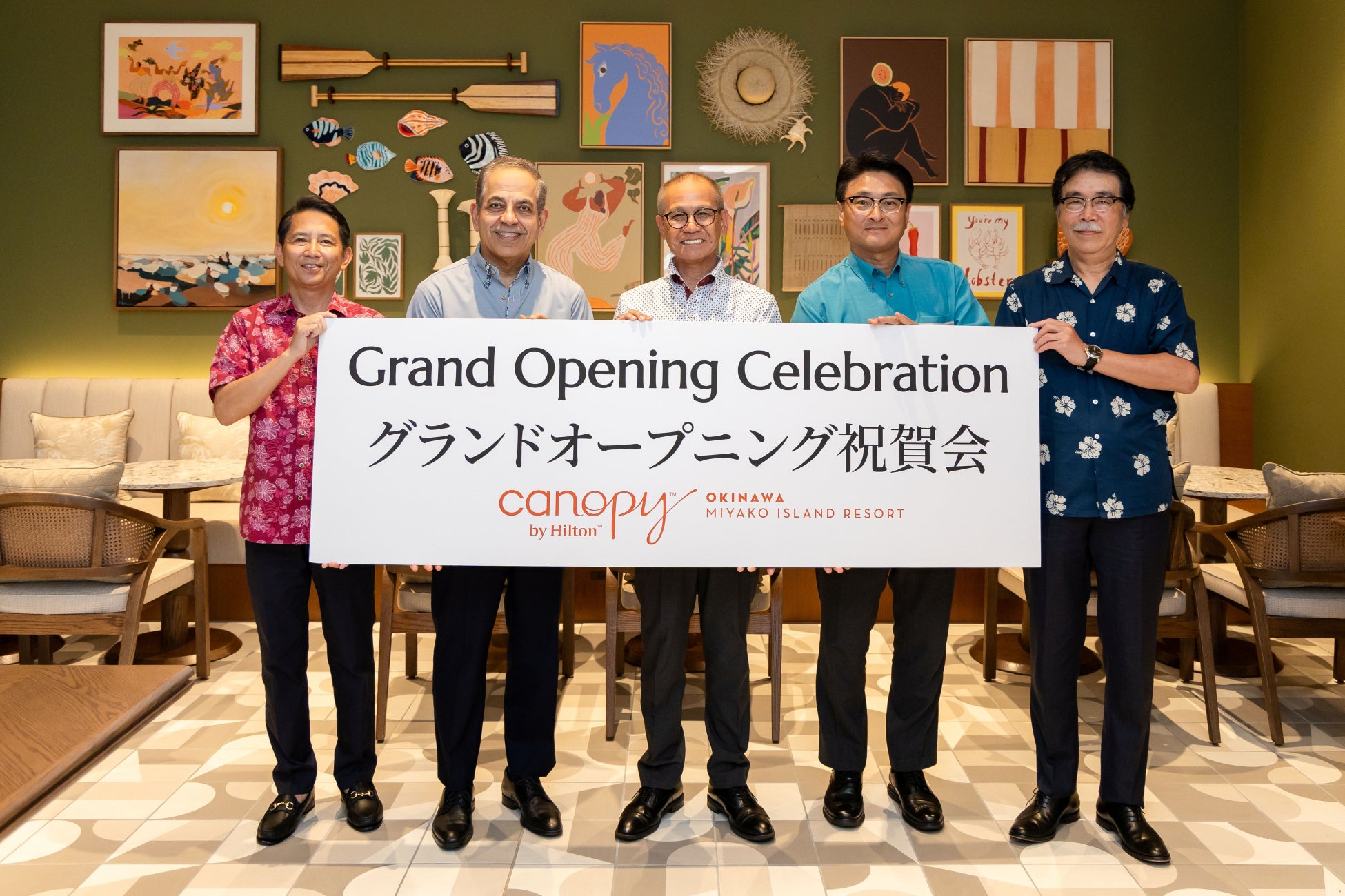 「キャノピーbyヒルトン沖縄宮古島リゾート」開業を記念し、オープニングセレモニーを開催