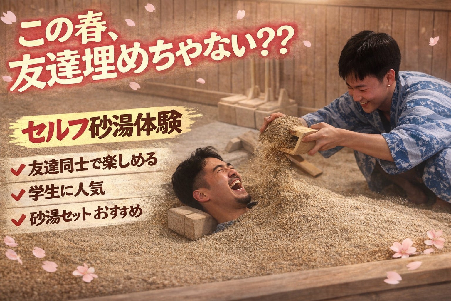 “友達を埋める”体験が話題