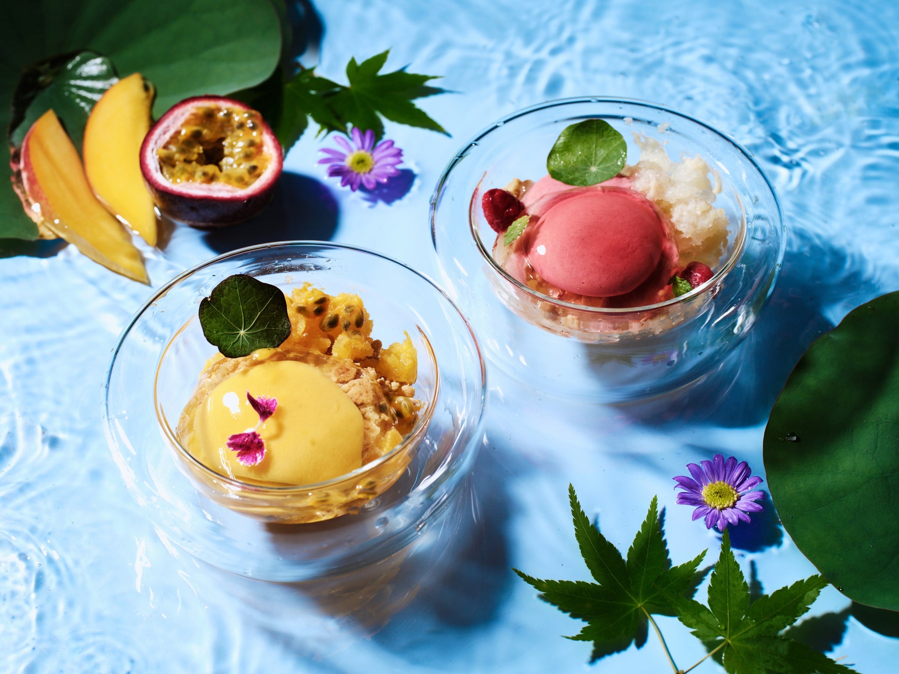 涼やかな口どけと多彩な食感を楽しむ！ライフスタイルホテル「THE LIVELY 大阪本町」にて、フレンチシェフが手掛ける、水信玄餅×グラニテの和洋ハイブリッドスイーツが6/1より登場