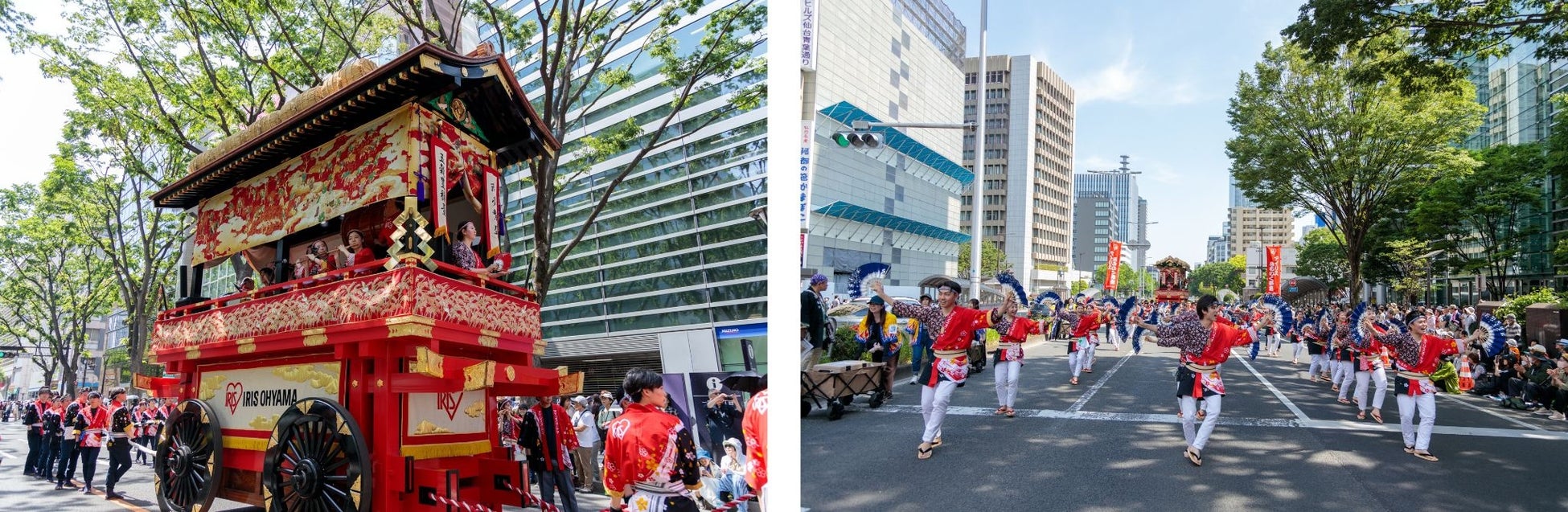 アイリスオーヤマ、「仙台・青葉まつり」山鉾巡行に参加