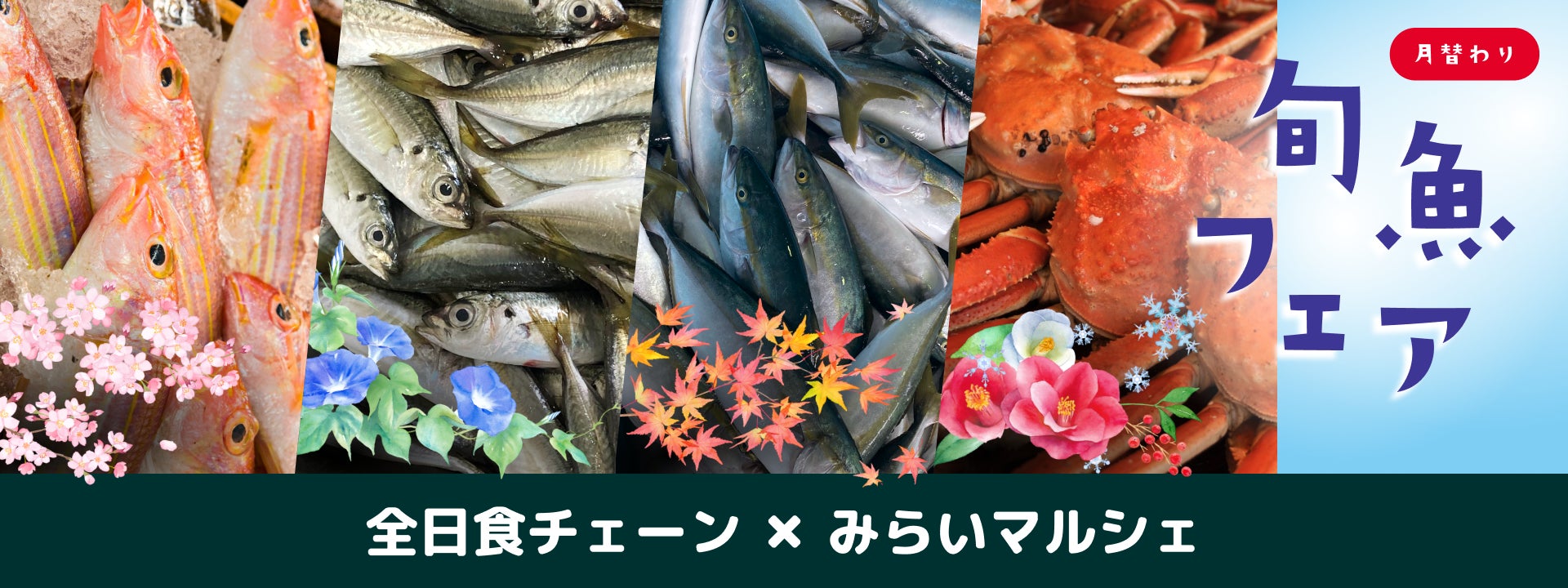 全日食チェーン × みらいマルシェ、「月替わり旬魚フェア」を共同展開 — 加盟店の鮮魚売場の選択肢を広げ、地方水産業の新たな出荷機会を生む