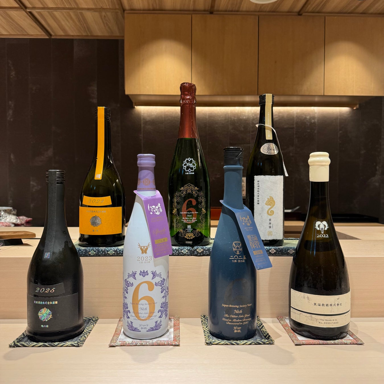 【5月限定】〈恵比寿 鮨 暁天〉”新政7種飲み比べ”＆”十四代 万虹”確約ペアリングを同時開催！OPEN記念の特別企画！