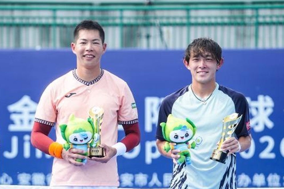 【みちのくコカ・コーラボトリング所属】菊地裕太、ITFワールドテニスツアーM15で男子ダブルス優勝
