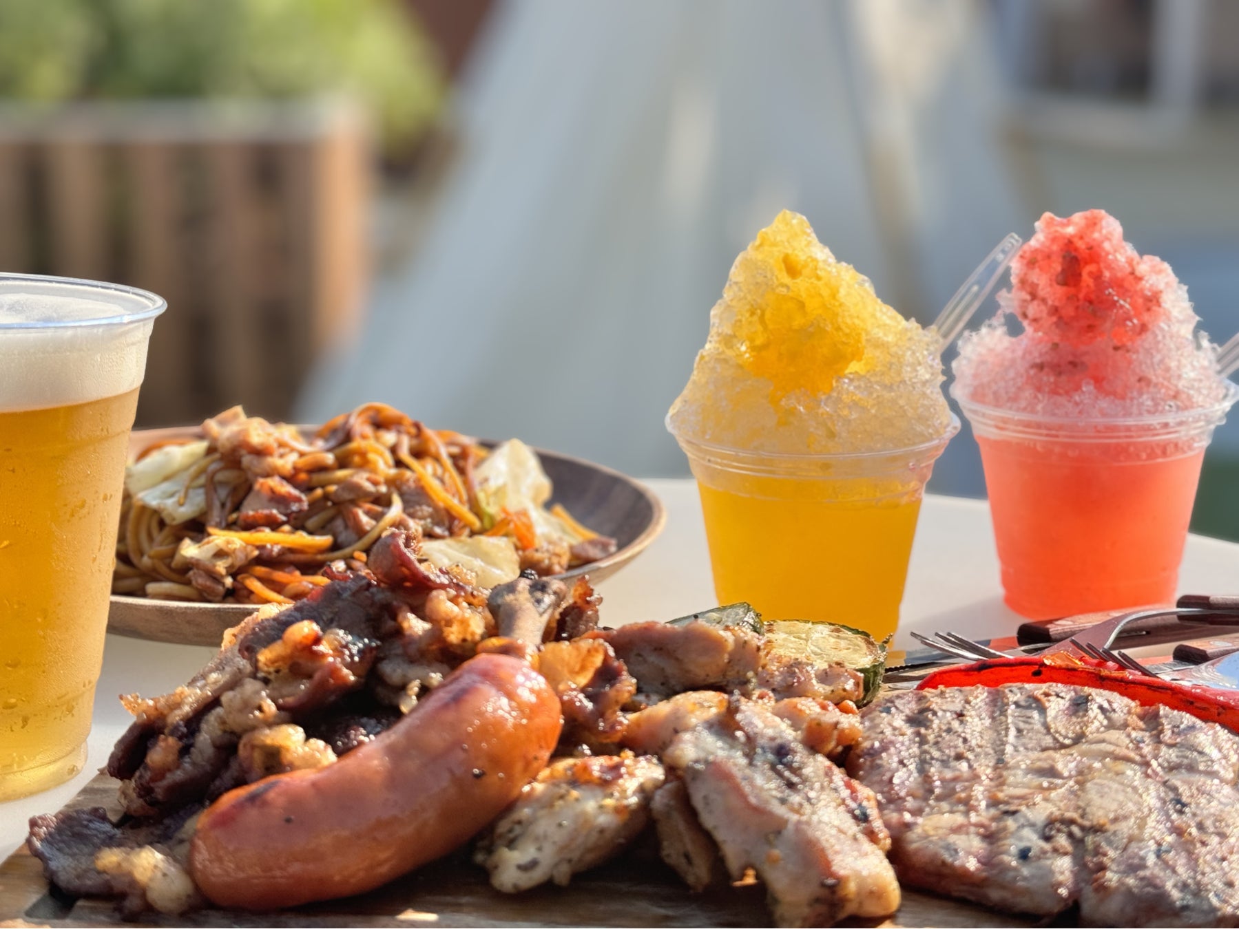 【ゆとりの空間カフェ・レストラン】2種類のソースで楽しむアジとホタテのフライやトロピカルな夏のデザートなど、意外な組み合わせで楽しむ夏季限定メニューが6月9日（火）よりスタート！