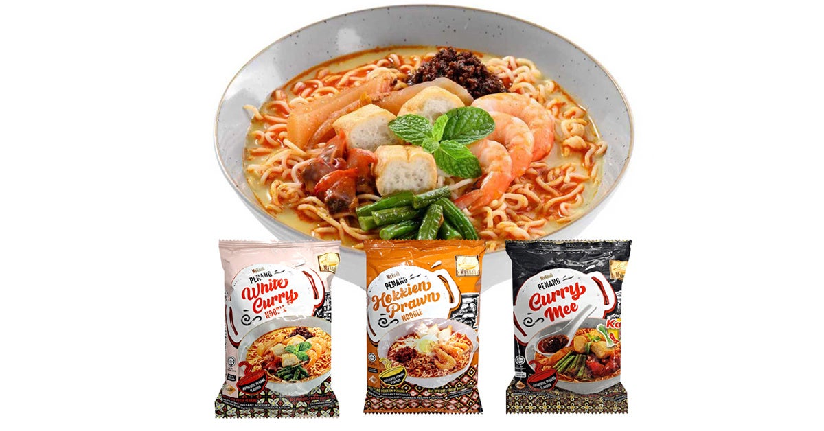 マレーシア本場の濃厚海老＆カレー麺！食の都・ペナンの味「マイクアリ・ペナン・ヌードル」3種を直輸入、日本仕様で全国発売