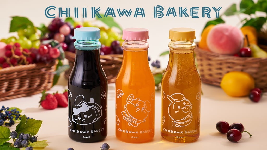 涼しげな透明ボトルが夏にぴったり！ちいかわたちのクリアなボトルドリンクが登場！！
