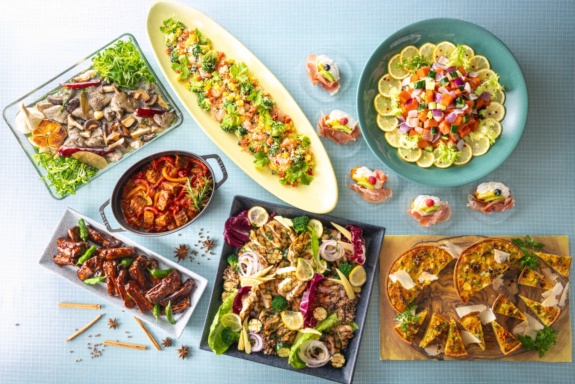 みなとみらいのホテルで“バル気分”の夏祭りを！肉料理が主役のサマーブッフェ「トスカフェスティバール」