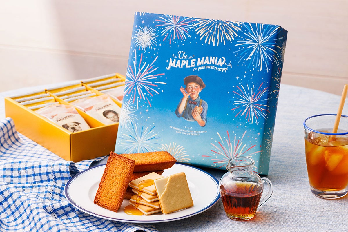 ≪ 夏ギフト・お中元 ≫ 【ザ・メープルマニア】より、夏の夜空を彩る花火が目を引く『メープルギフト』を公式オンラインショップ限定で販売中！