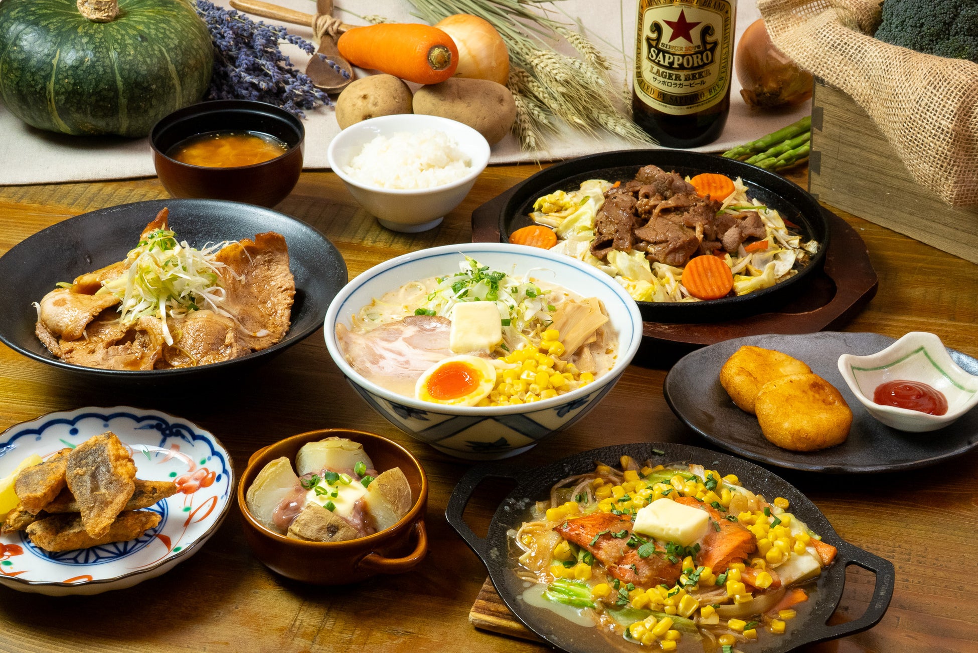 埼玉県＆三重県のおふろcafe や玉川温泉、武甲温泉、オーパークおごせで開催する「北海道フェア 2026」。北海道を食べつくす飲食メニューの内容をご紹介！