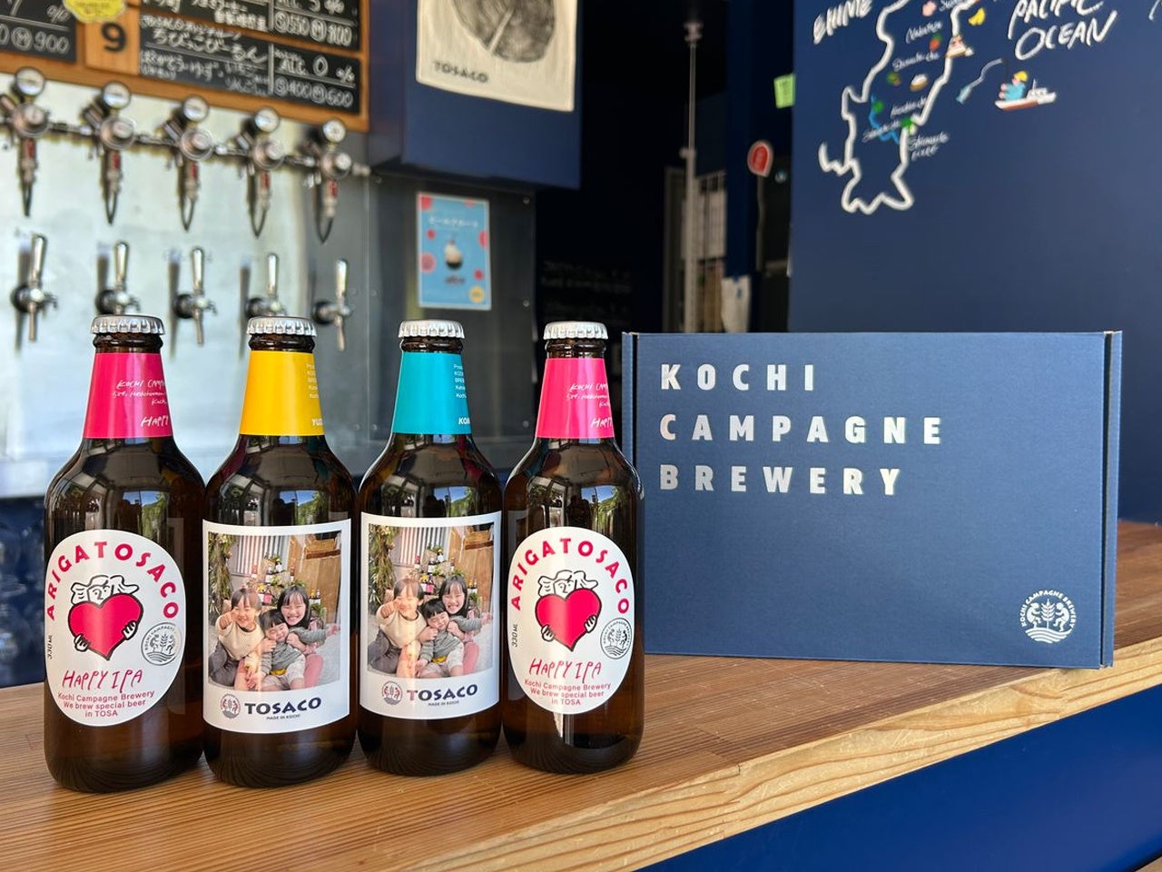 【ブランド初】「世界に一つだけのオリジナルラベル」で作る特別なビールギフト！高知発クラフトビール「TOSACO」が父の日・お中元ギフトの予約受付を開始
