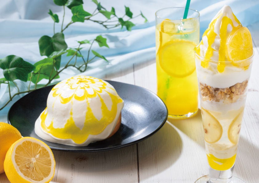 夏限定「レモンフェア」を6月9日（火）より開催。パンケーキ、パフェ、ドリンクなど夏を彩る新作メニューが登場！