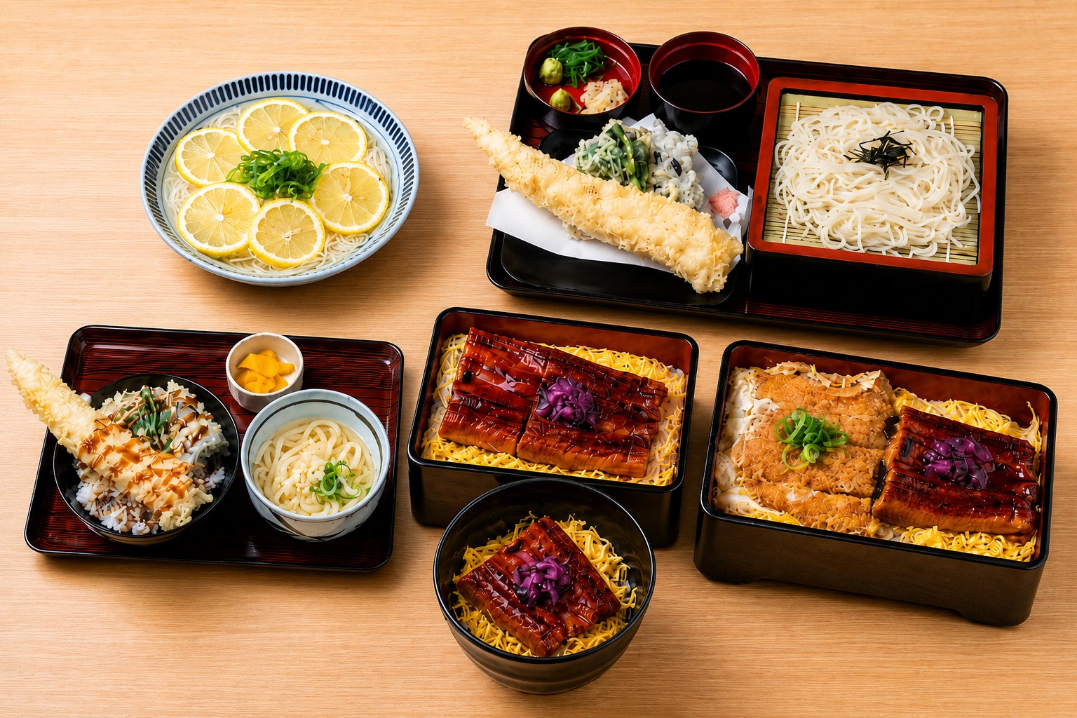 九州の老舗うどんレストラン【うちだ屋】から、初夏限定メニュー6品が新登場！甘めのタレで味わうふっくらうなぎ、サクサク穴子天、爽やかな塩レモンそうめんを販売