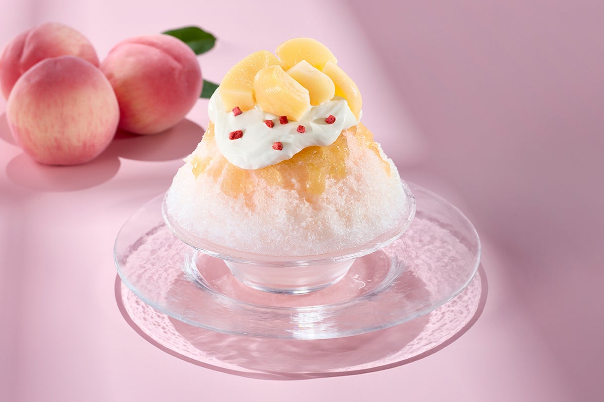 【フランセ】が贈る、“くだもの”を楽しむ、かき氷が初登場！甘くみずみずしい桃が主役の『桃香（ももか）』を6月10日（水）から期間限定で販売いたします。