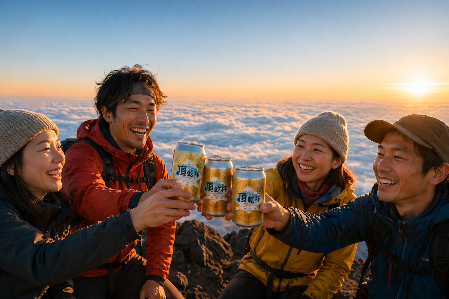 【日本最高地点で乾杯！】富士山富士宮口山頂山小屋「頂上富士館」限定「頂乾杯ビール」が誕生。開山日の7月10日より数量限定で販売開始！