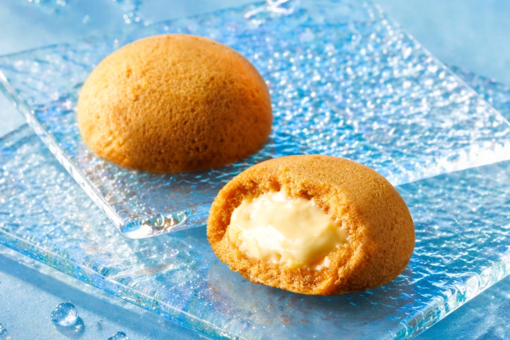 ≪夏限定・博多土産≫ 【I LOVE CUSTARD NEUFNEUF】の人気商品『I LOVE CUSTARD CAKE 』が、涼しげな夏限定パッケージで6月22日（月）発売いたします！