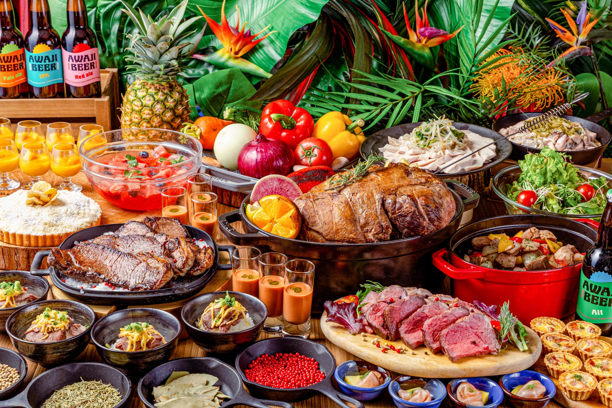 暑い夏を乗り切る肉ブッフェ「THE MEAT FES. BUFFET！ SUMMER RECHARGE」が7月開催！岩塩焼き、鉄板焼き、肉まぶし。夏を乗り切るお肉のごちそうが集結。