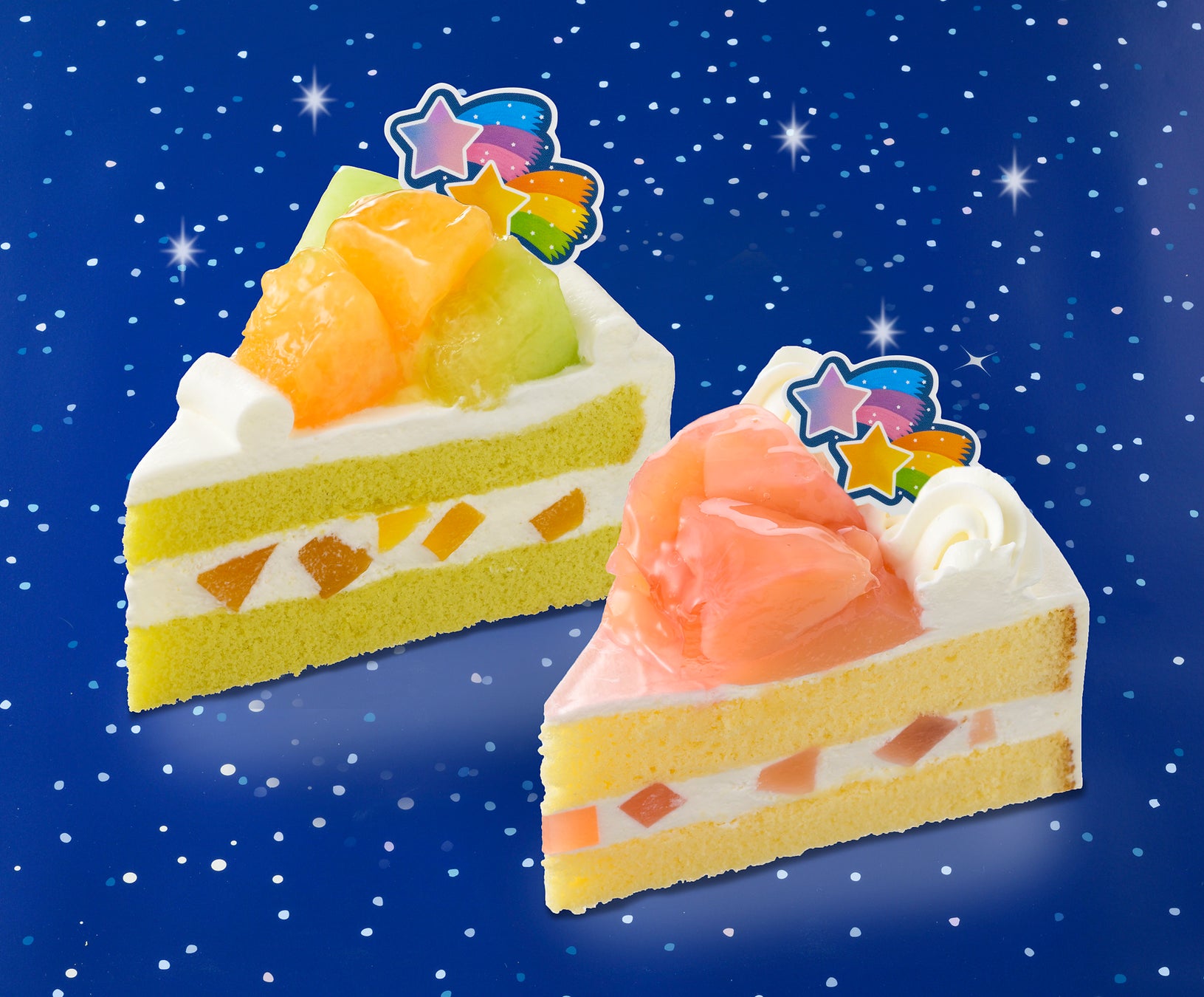 【銀座コージーコーナー】流れ星形ピックを飾った“七夕ショート “が7月7日までの4日間限定で登場☆
