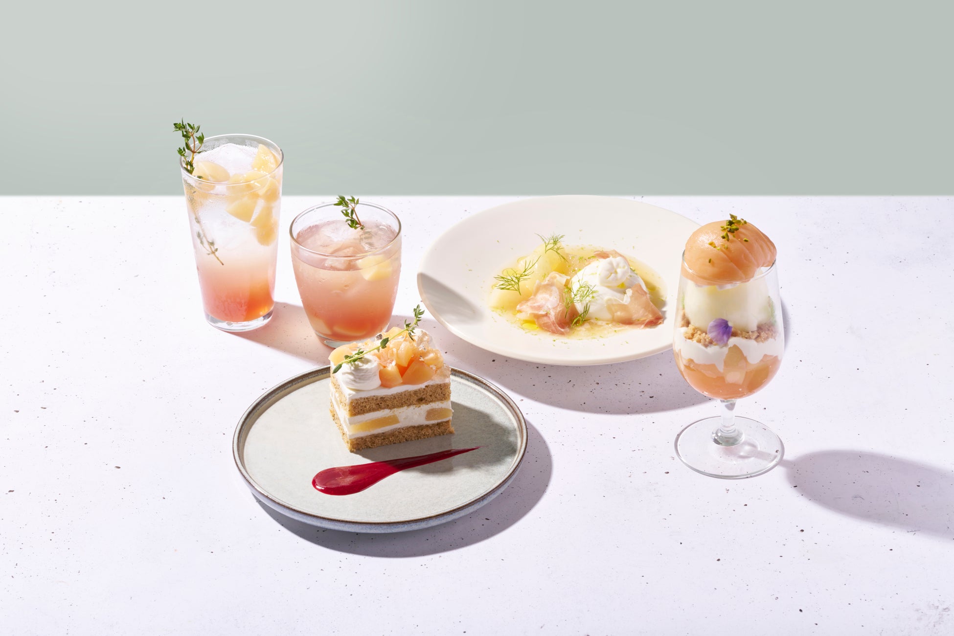 GARDEN HOUSE4店舗で開催！旬の桃をさまざまな素材や香りと掛け合わせた「PEACH SELECTION」が夏季限定でスタート