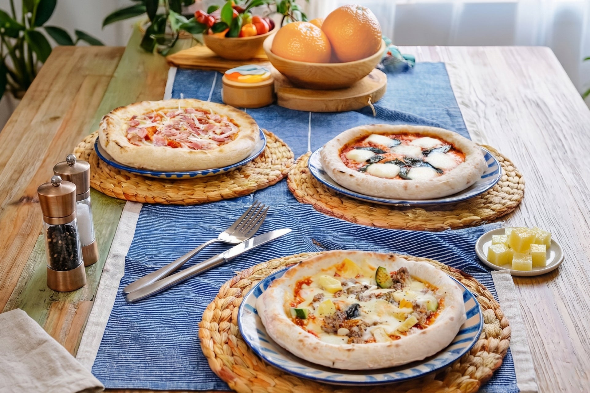 暑い夏の食欲を刺激！金沢ピザ工房「モリナポ」よりスパイスやハーブが香る『7月の月替わりピザセット』を発売！