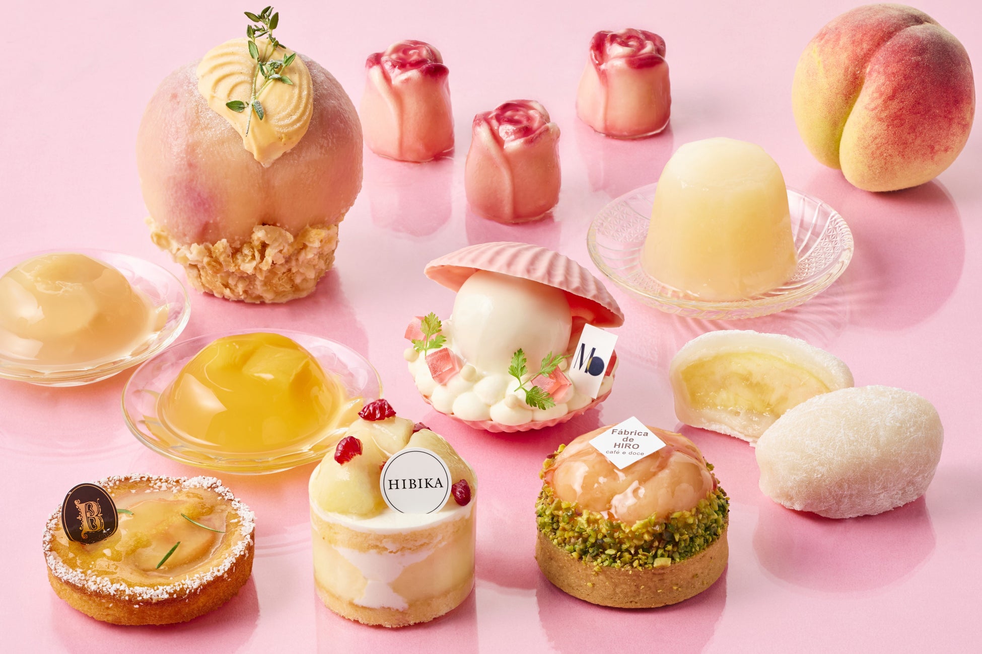 【阪急うめだ本店】旬のブランド桃スイーツが集結。「HANKYU 丸ごと楽しむ桃めぐり」を7月1日(水)より開催