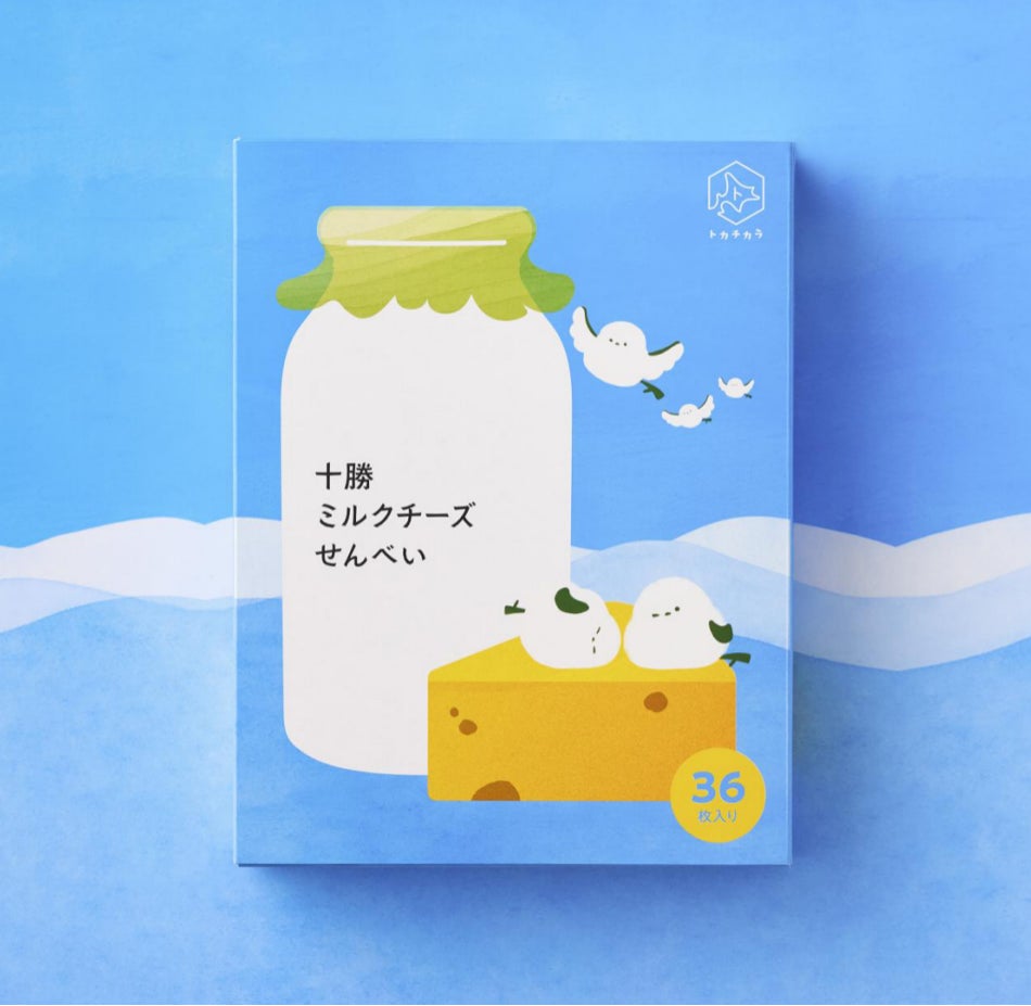 オリジナルスイーツブランド「トカチカラ」からミルクとチーズの風味が広がる「十勝ミルクチーズせんべい」が新登場