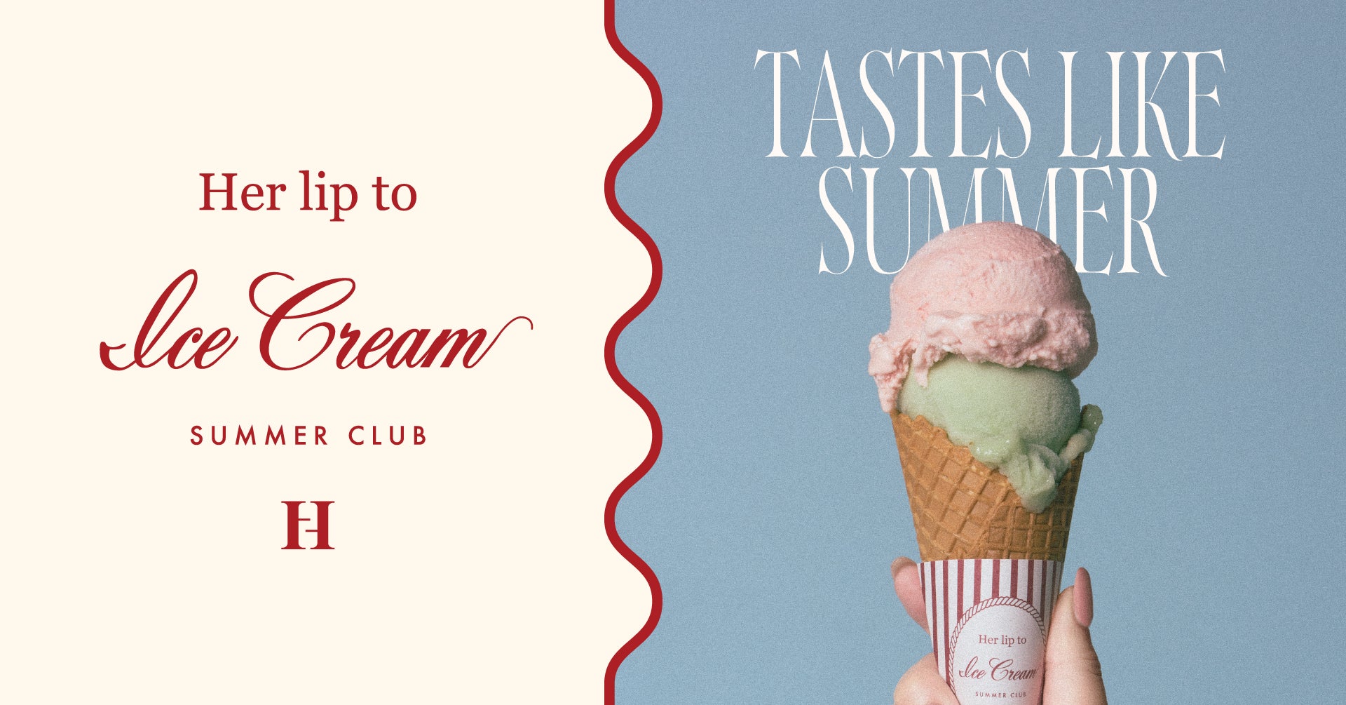 「Her lip to Ice Cream」が今年も開催！4年目は“LE RIVIERA”をテーマに、1ヶ月限定で六本木ヒルズに登場