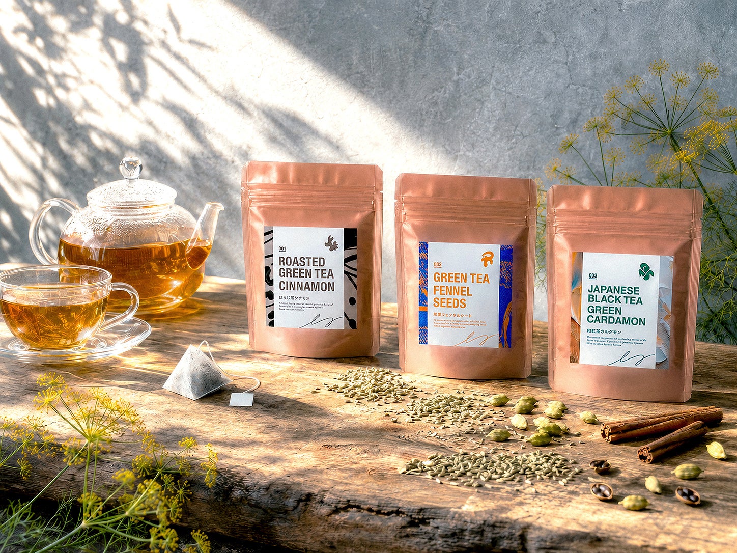 「新しい日本茶を、見つけよう」─日本茶ブランド『TEANE』誕生。狭山茶とスパイスでお茶の楽しみ方をもっと自由に