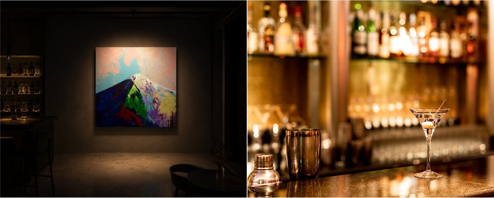 色彩が躍動するアートとカクテルが出会う、刺激的な1週間「Canvas & Cocktails」開催