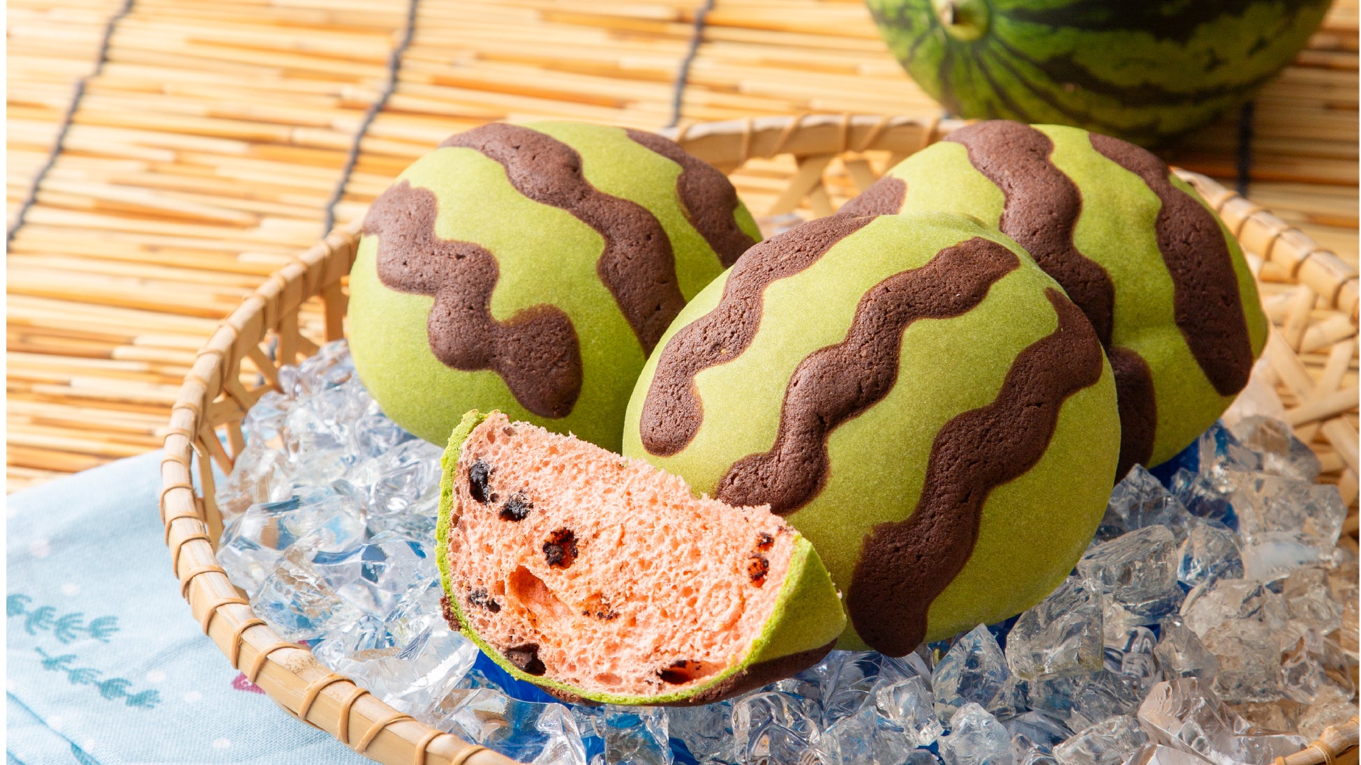 【サンジェルマン】夏にぴったりの遊び心溢れる「すいかパン」が7/20(月)より新登場！