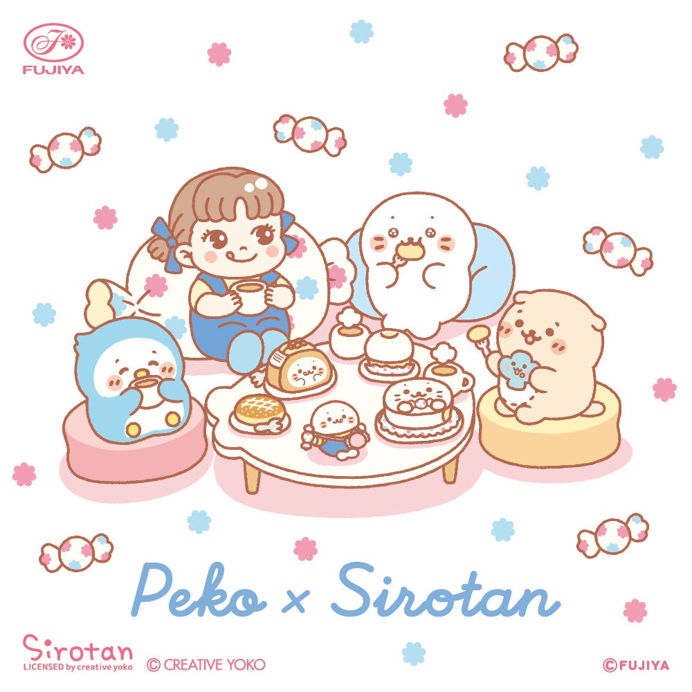 毎年大人気のコラボレーションが東京駅で！不二家洋菓子店としろたんのコラボPOP UPショップ「ペコちゃん×しろたん みんなでふわふわスイーツパーティー」期間限定で東京駅一番街・東京ギフトパレットに登場