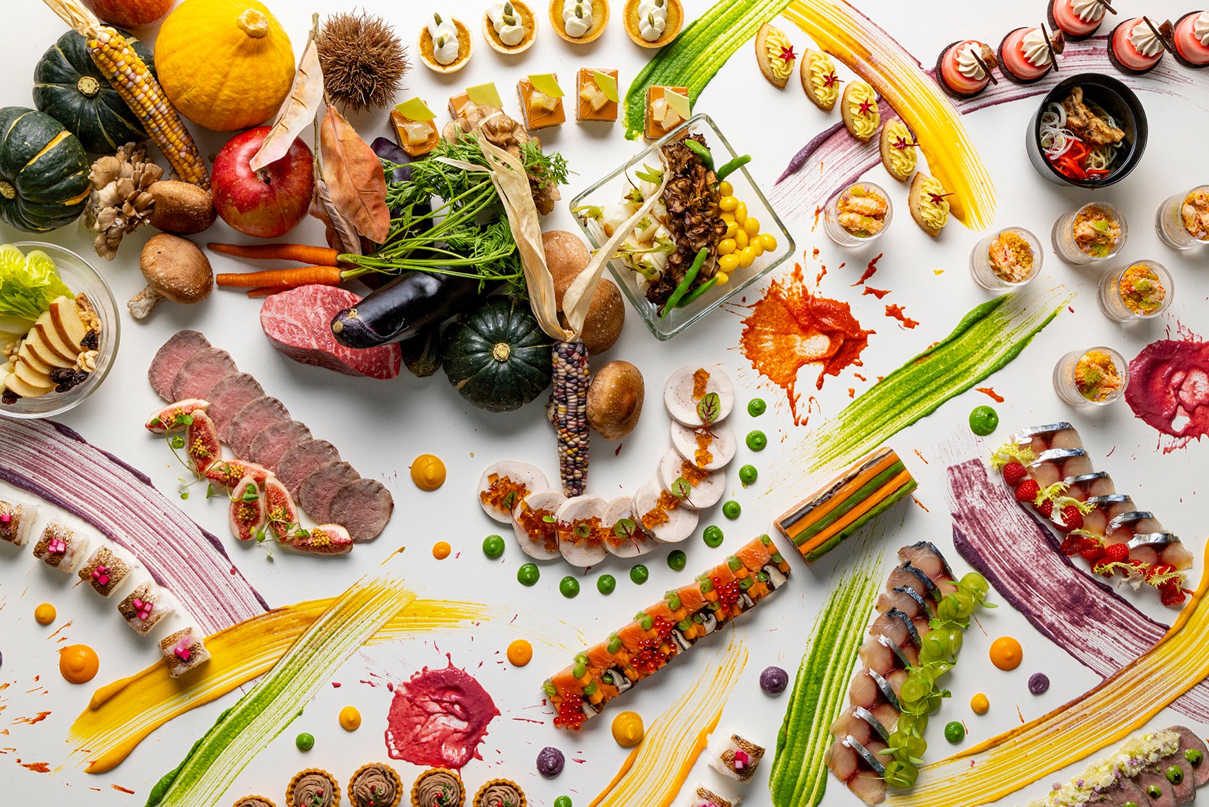 コンラッド東京、9月7日（月）より「シェフズ・トリート・ランチビュッフェ～美食の日本～」を開催