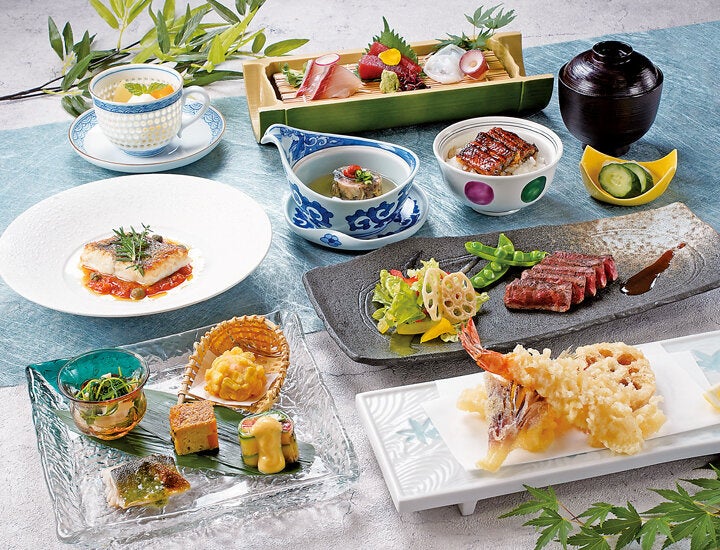 【明治記念館】鮨・天麩羅・鉄板焼「羽衣」にて夏の納涼をテーマにした期間限定ディナーメニューを提供開始　- 夕涼みのひとときを彩る「夕涼み会席」-