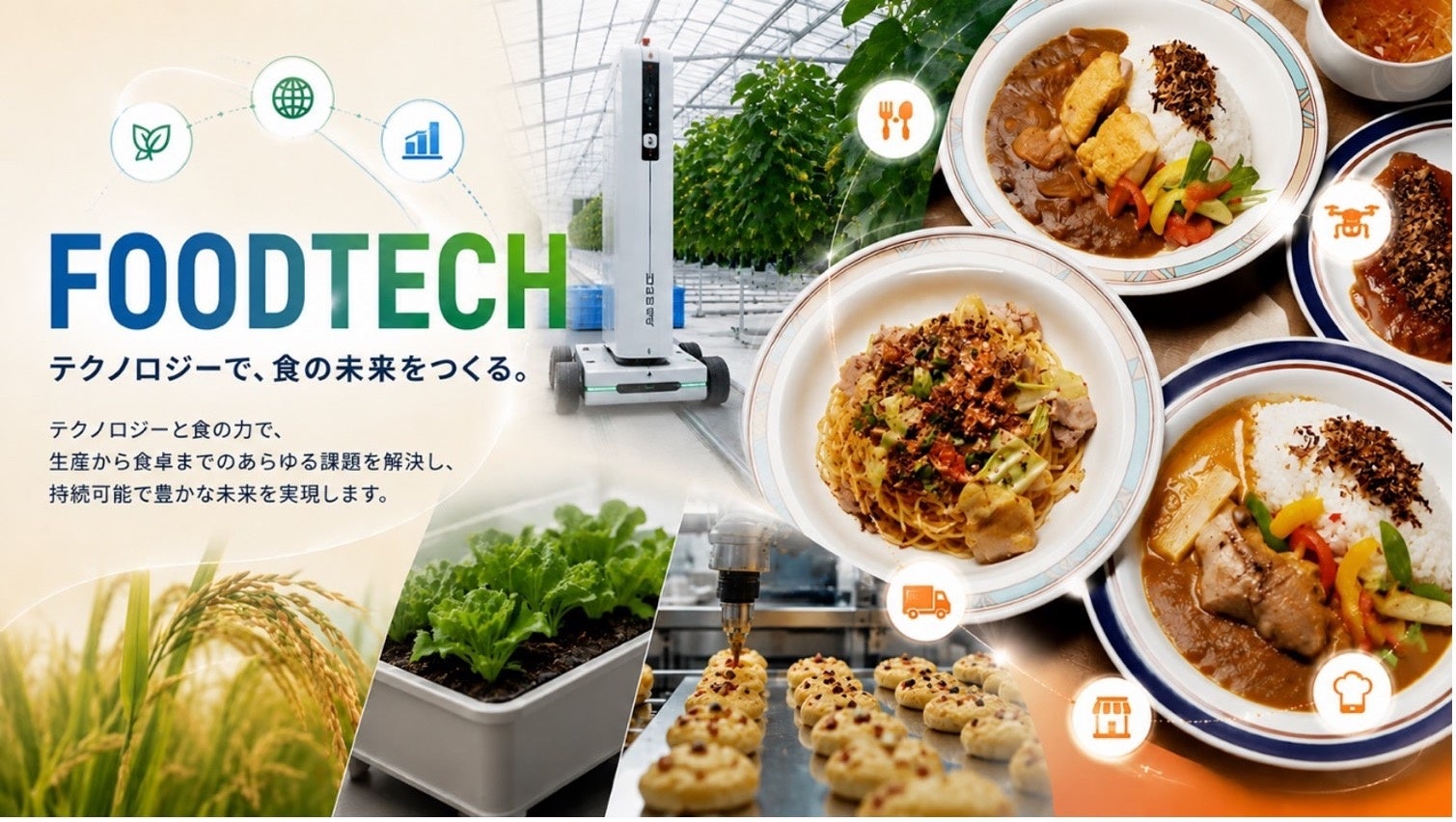 持続可能な「食の未来の共創」を農林水産省あふ食堂は応援します。食を通じて「フードテック」を体験・実証・発信する共創拠点を形成