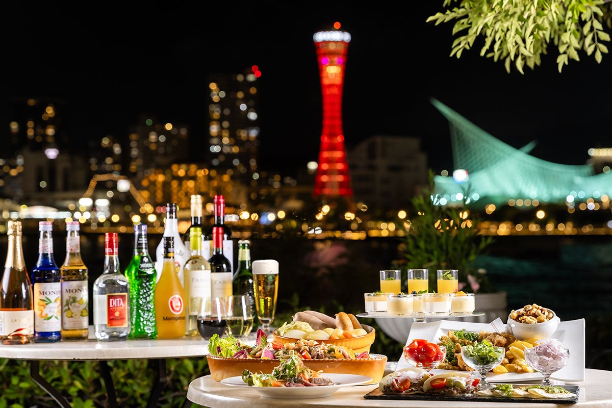 【ラ・スイート神戸オーシャンズガーデン】神戸港を見渡す絶景ビアガーデンが7/21スタート