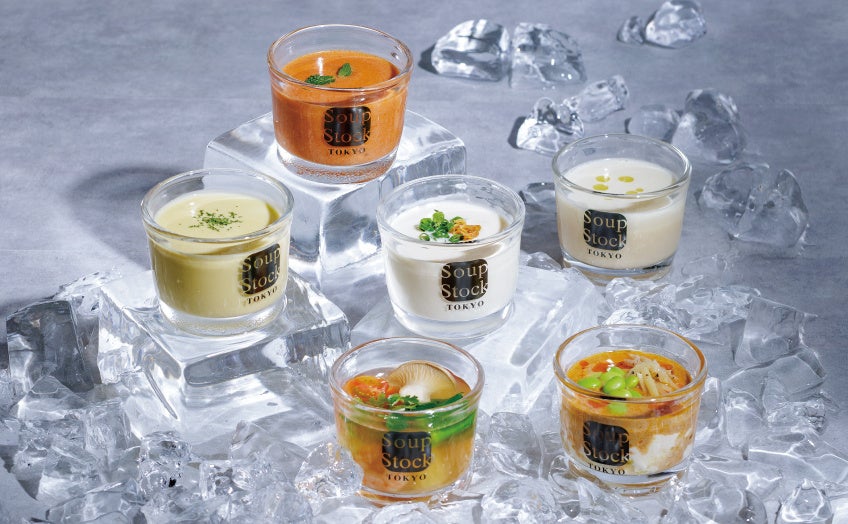 野菜が主役の「冷たいスープ」で涼しいひとときを。Soup Stock Tokyoに全6種類の冷たいスープが続々登場。
