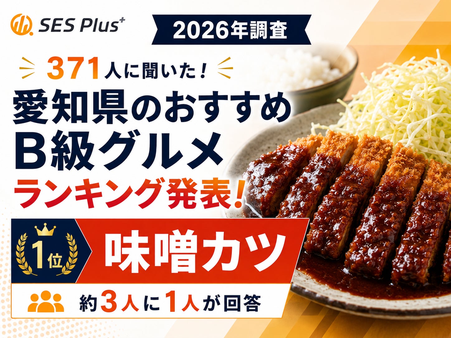 【2026年調査】愛知県のおすすめB級グルメ1位は「味噌カツ」、32.6％が回答