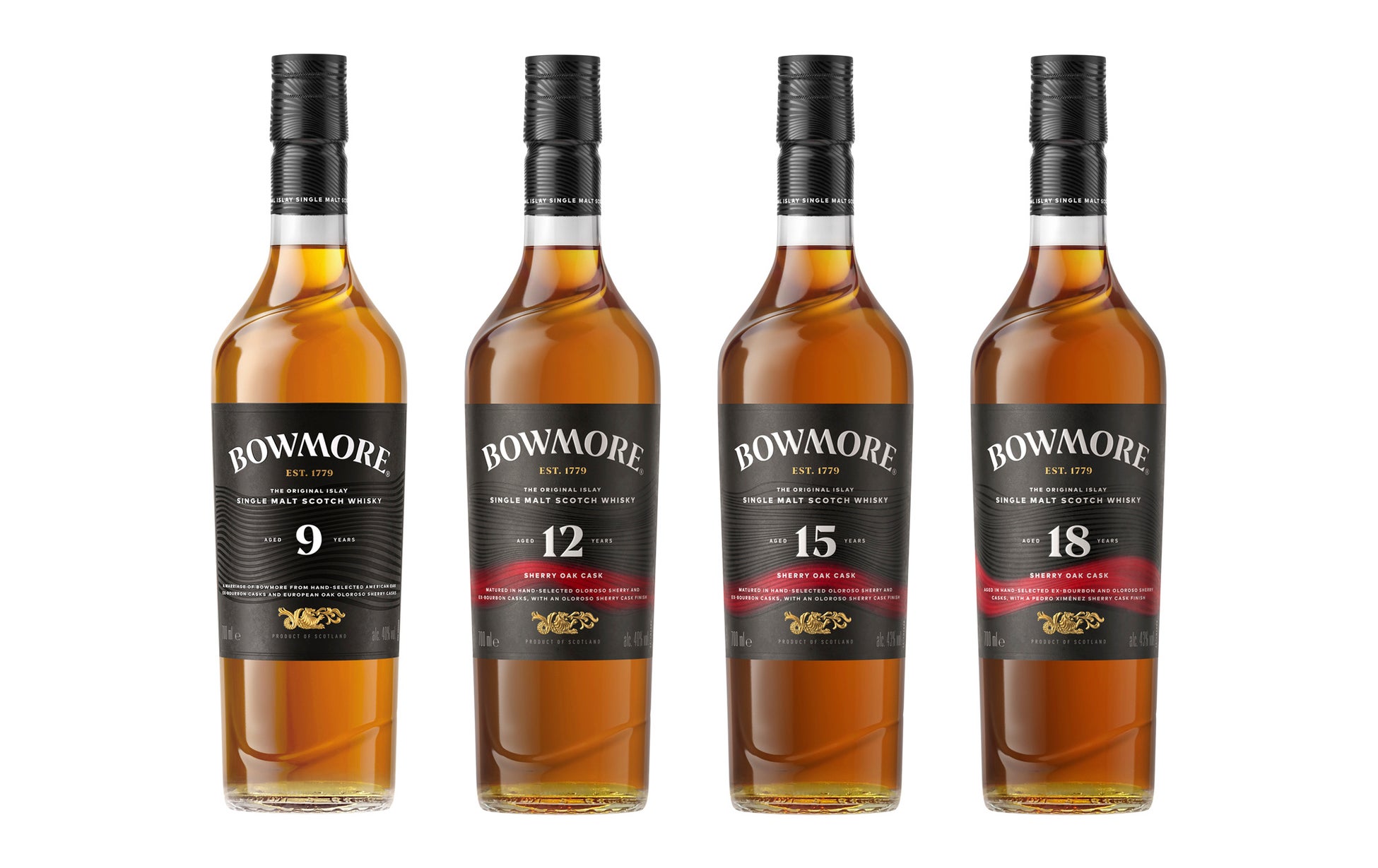 「ボウモア９年」「ボウモア シェリー」３種 新発売