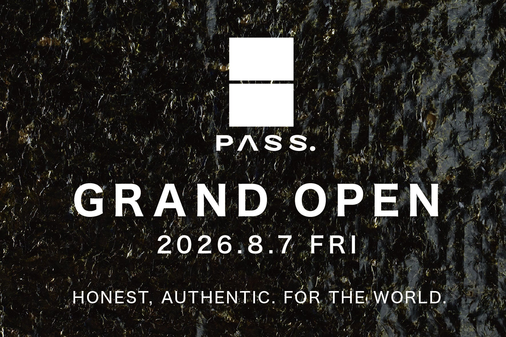 新ブランド「PASS.」1号店が軽井沢に誕生。“手巻き”のワクワク感を世界へ。8月7日（金）に手巻き寿司専門店グランドオープン。