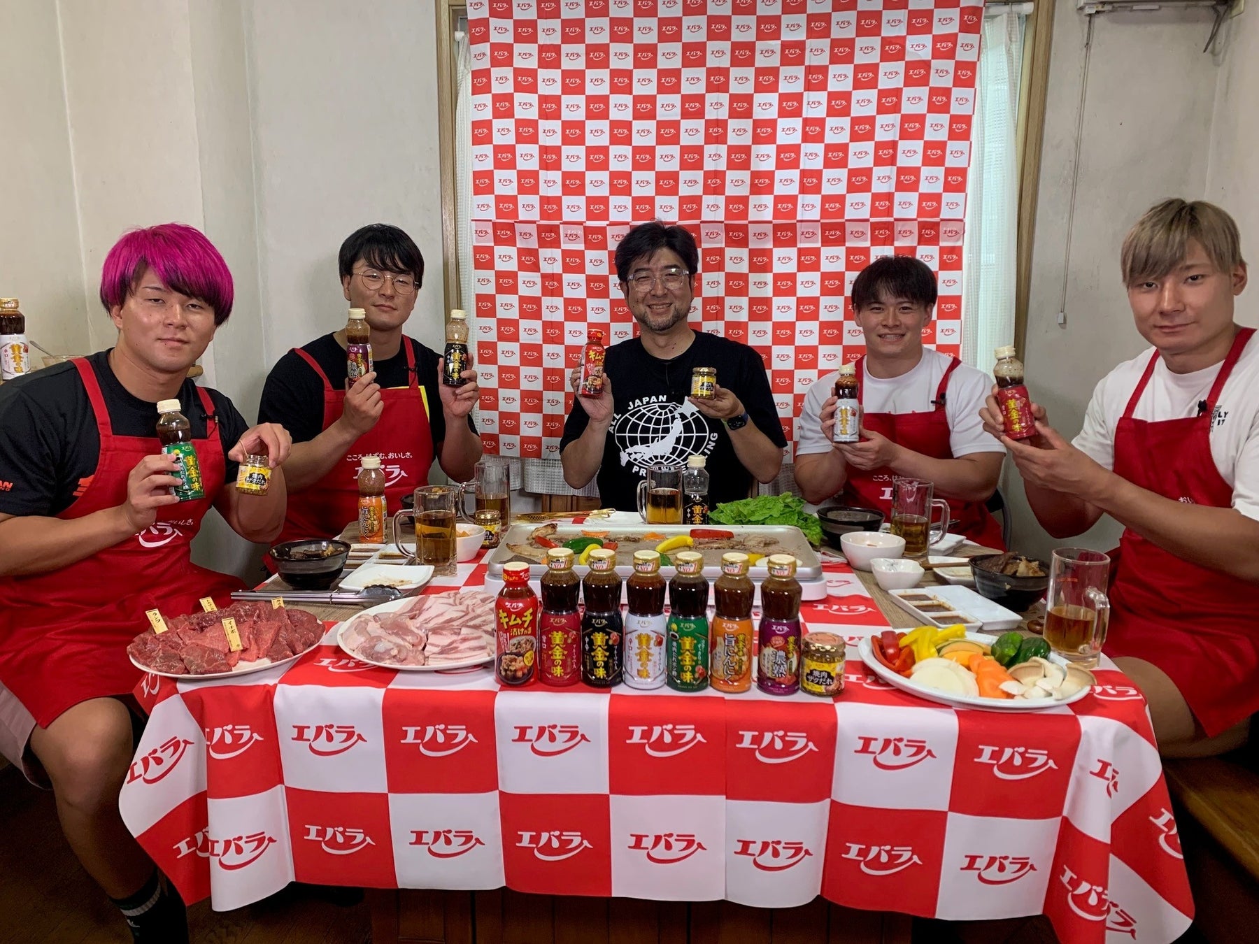全日本プロレス×エバラ食品　初コラボ「８月２９日（焼肉の日）」がアツい！！　プロレスの熱気と食の楽しさで「黄金の味®」の魅力を発信