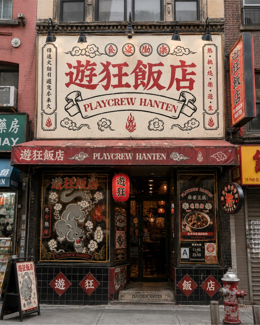 株式会社PLAYCREW、ニューヨーク・チャイナタウンを舞台に「遊狂飯店」を発表