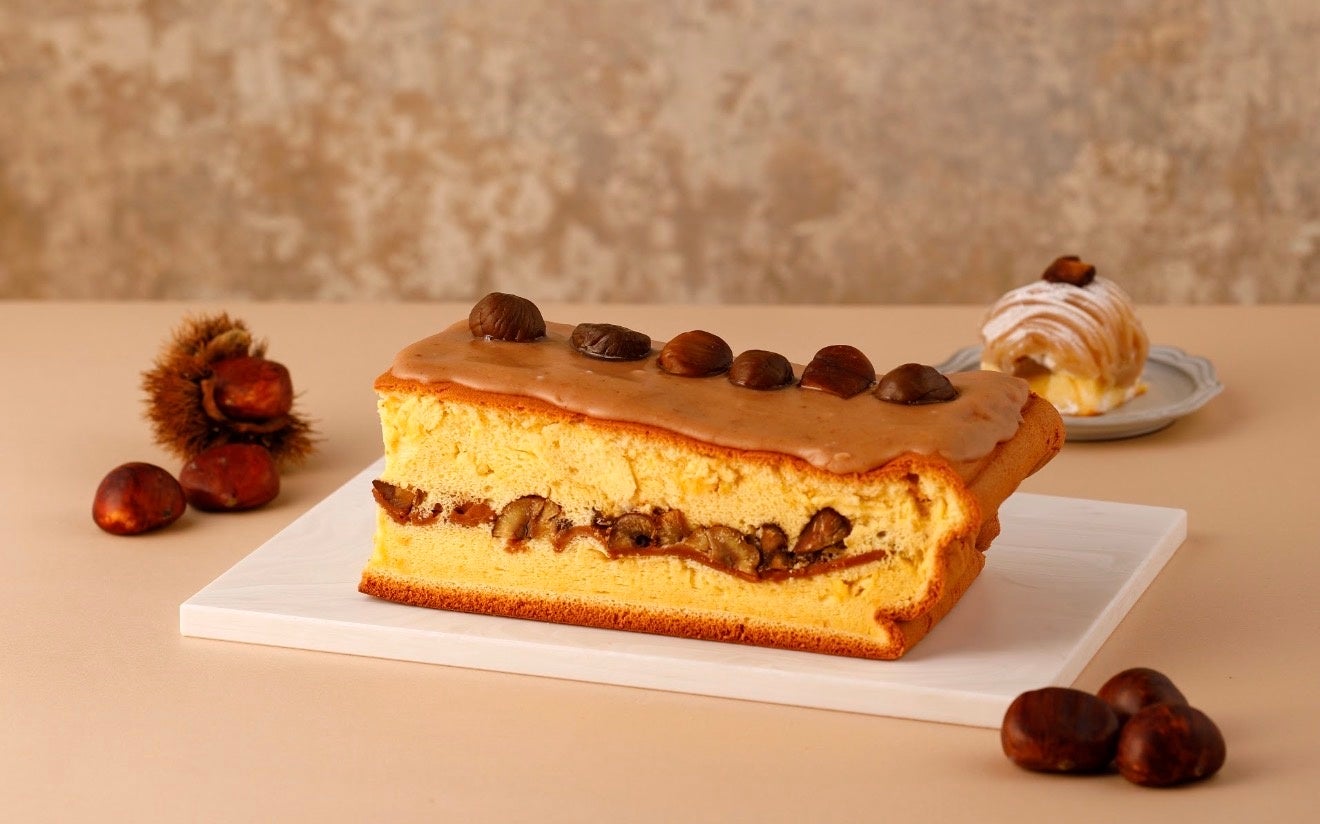 あの大ヒット“栗”スイーツが再び！「まるごと栗のモンブランカステラ」がグランドカステラ日本上陸5周年を記念して復活！