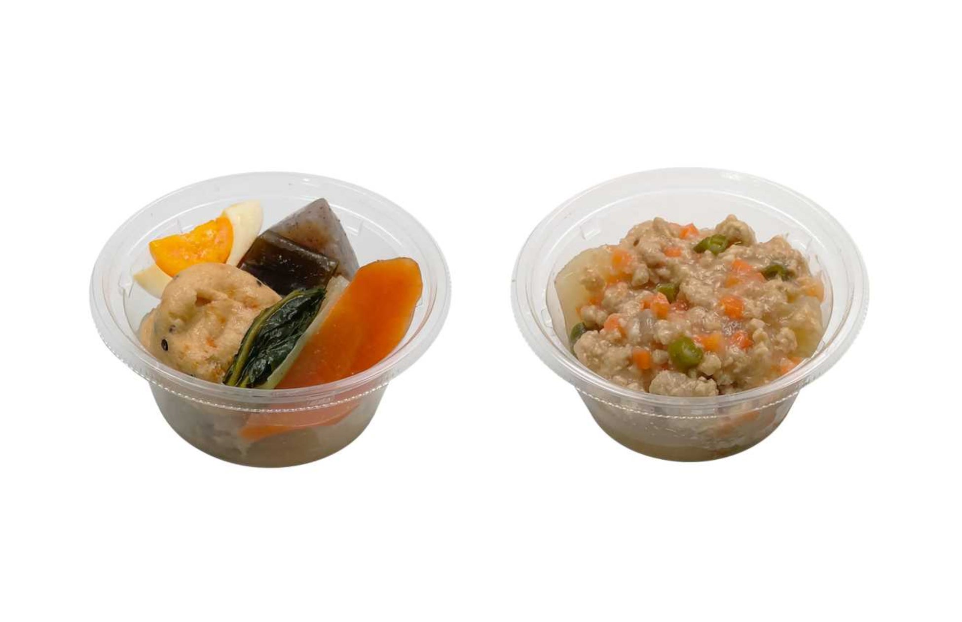 【北海道限定】彩り豊かな見た目が特長の和惣菜「カップデリ」　 「8種具材のだし染み煮しめ」「大根の豚そぼろあん」を新発売！