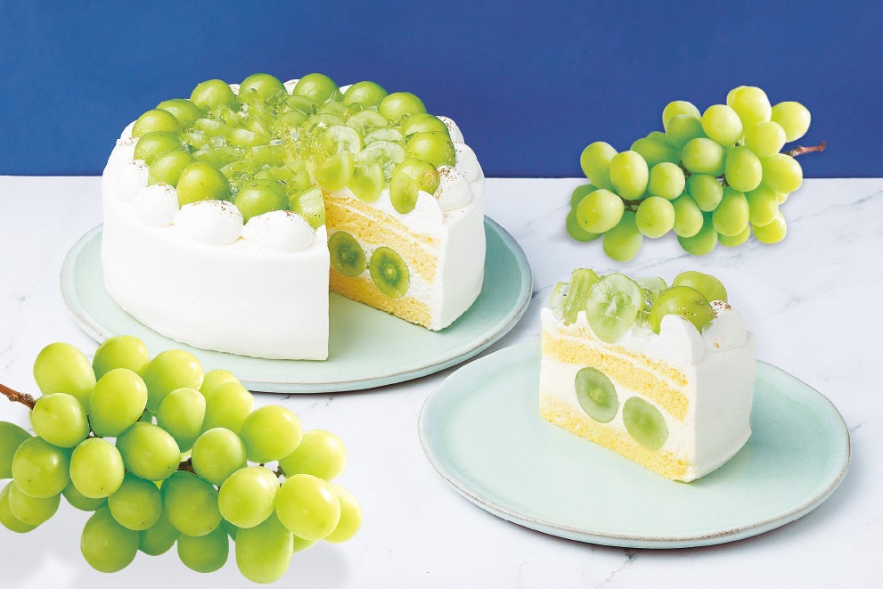 【椿屋珈琲】煌めく「シャインマスカットのショートケーキ」が新登場