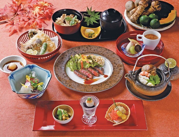 【明治記念館】鮨・天麩羅・鉄板焼「羽衣」にて、9月4日（金）より秋の味覚「松茸」を堪能する期間限定「松茸ランチ会席」をご提供いたします！