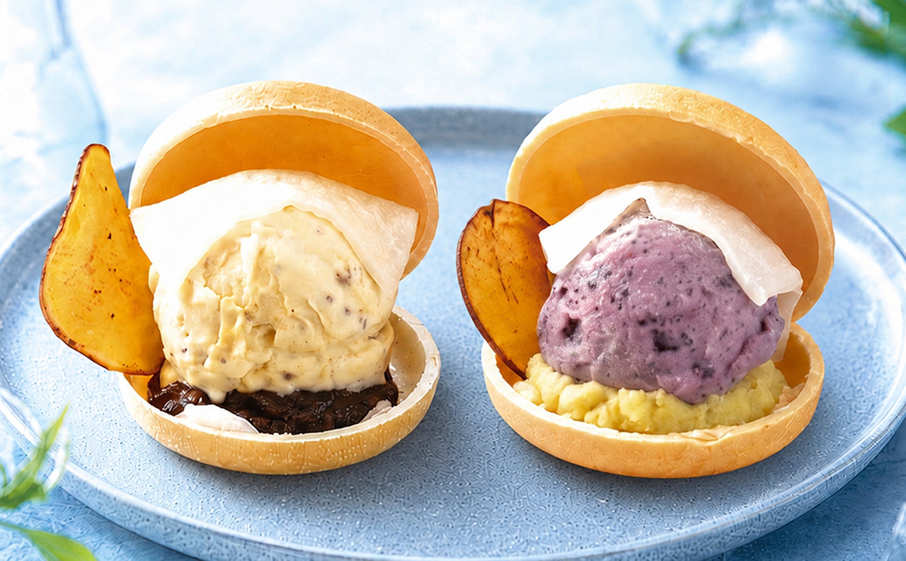 掛川のお芋スイーツ専門店に秋限定「もちっとアイスもなか」登場！もなか×求肥×お芋アイスの新食感【おいもや】